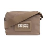 Kenzo Axelväska med logotyp Beige, Herr