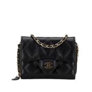 Chanel Vintage Pre-owned Laeder chanel-vskor Black, Dam