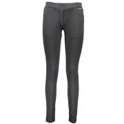 U.s. Polo Assn. Svarta Viskosleggings fr Kvinnor Black, Dam