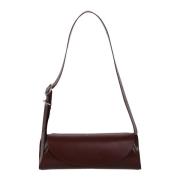 Jil Sander Elegant Cannolo Axelväska Brown, Dam