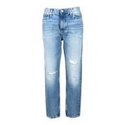 Calvin Klein Jeans Bomulls Jeans Blue, Dam