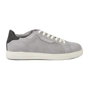 Michael Kors Lädersneakers med Gummisula Gray, Herr