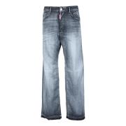 Dsquared2 Bomullsblandning Stretch Jeans Gray, Dam