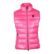 Blauer Puffer Vest 100% Polyamid Pink, Dam