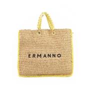 Ermanno Scervino Firenze Axelväska Polyester Polyuretan Yellow, Dam