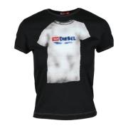 Diesel Tshirt Black, Dam