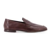 Tod's Italiensk läderloafer med monogram Brown, Herr