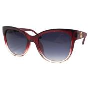 Gucci Vintage Pre-owned Plast solglasgon Red, Dam