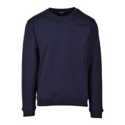 Dondup Bomull Elastan Sweatshirt Blue, Herr