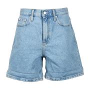 Calvin Klein Jeans Denim Shorts Blue, Dam