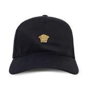 Versace Svarta Snygga Hattar Black, Herr