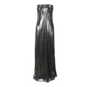 Magda Butrym Elegant klänning i polyester elastan blandning Gray, Dam