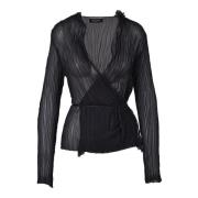 Fabiana Filippi Elegant Polyester Blus Black, Dam