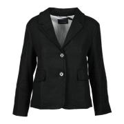 Max Mara Linnejacka Black, Dam