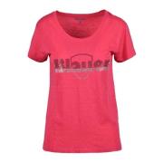 Blauer Tshirt Red, Dam