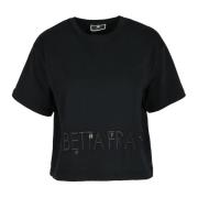 Elisabetta Franchi Tshirt Black, Dam