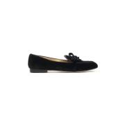 Prosperine Sammet Loafer med Slips Black, Dam