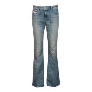 Diesel Boot-cut Jeans Blue, Dam