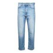 Sportmax Bomull Elastan Jeans Blue, Dam