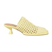 Sportmax Läder Sneakers Yellow, Dam