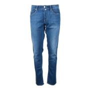 Tramarossa Slim Fit Bomullsblandning Jeans Blue, Herr