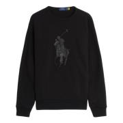 Polo Ralph Lauren Svart Sweatshirt av Ralph Lauren Black, Herr