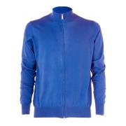 Cashmere Company Lätt Zip-Up Herrtröja Purple, Herr