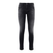 Diesel Dam Denim Jeans i Grå Gray, Dam