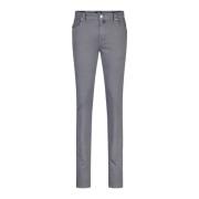 Tramarossa Slim-Fit Leonardo Jeans Made in Italy Gray, Herr