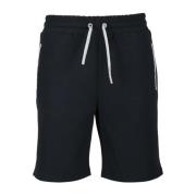 People of Shibuya Bermuda Shorts med Polyester och Bomull Black, Herr