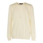 Liu Jo Herr Crew Neck Sweater White, Herr