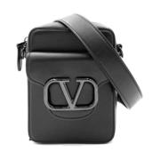 Valentino Garavani Elegant Läder Axelväska Black, Dam