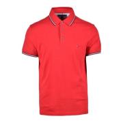 Tommy Hilfiger Bomull Elastan Polo Skjorta Red, Herr