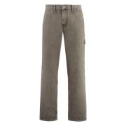 Gant Klassiska Denim Straight-Leg Jeans Beige, Herr