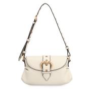 PINKO Elegant Läder Axelväska Beige, Dam