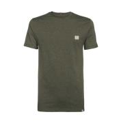 Les Deux Bomull Logo T-shirt Green, Herr