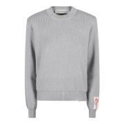 Golden Goose Round-neck Knitwear Gray, Dam