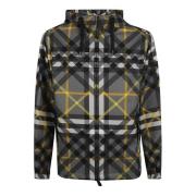 Burberry Stanford Double Check Jacka Gray, Herr