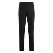 Ermenegildo Zegna Ullblandade sweatpants med fickor Black, Herr