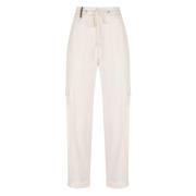 Peserico Trousers White, Dam