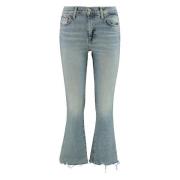 7 For All Mankind Vintage Daisy Flared Jeans Blue, Dam