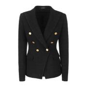 Tagliatore Blazer i ullblandning Black, Dam