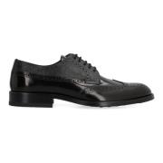 Tod's Brogue Läder Snörskor Black, Herr