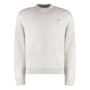 Maison Kitsuné Knitwear Gray, Herr