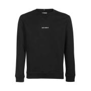 Les Deux Bomulls Crew-Neck Sweatshirt Black, Herr