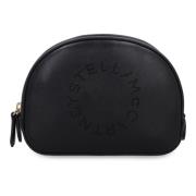 Stella McCartney Logo Vegansk Läder Toalettväska Black, Dam