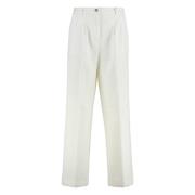 A.p.c. Vida Ben Bomull Byxor White, Dam