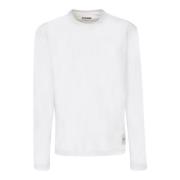 Jil Sander Vita Sweatshirts för Män Aw23 White, Herr