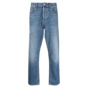 Valentino Slim Fit Denim Jeans med VLogo Signature Blue, Herr