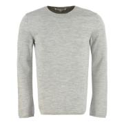 Comme des Garçons Räfflad Crew-neck Sweater Gray, Herr